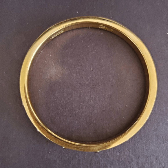 Coach Plum and Gold‎ tone Nailhead Bracelet - Picture 4 of 8